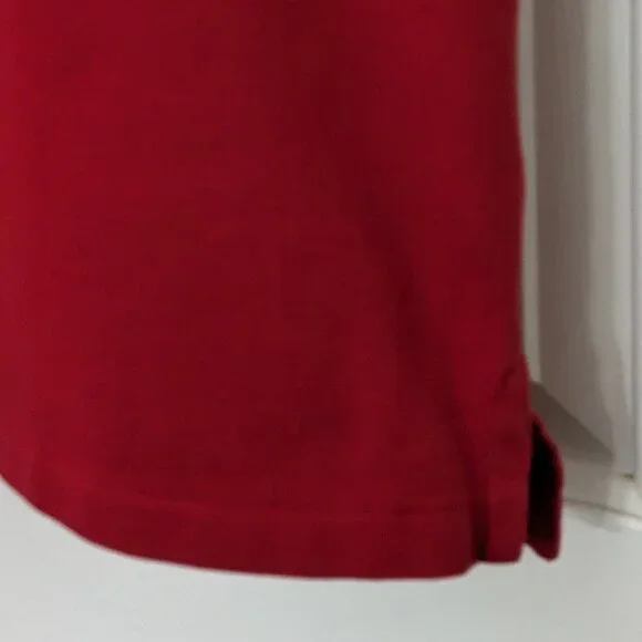 POLO RALPH LAUREN Men's Collar No 3 T-Shirts Size Large Red - Picture 6 of 10